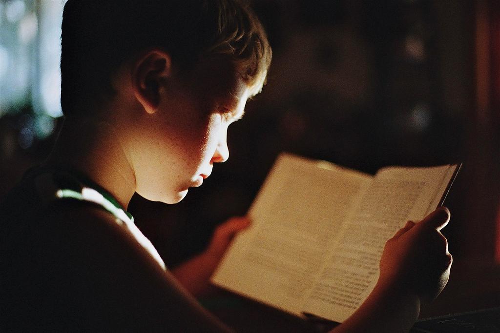 Student with books learning about environment